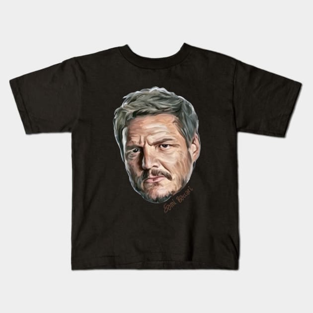 Pedro Pascal Kids T-Shirt by SaBa Store